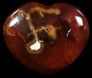 Colorful Carnelian Agate Heart #63062-1